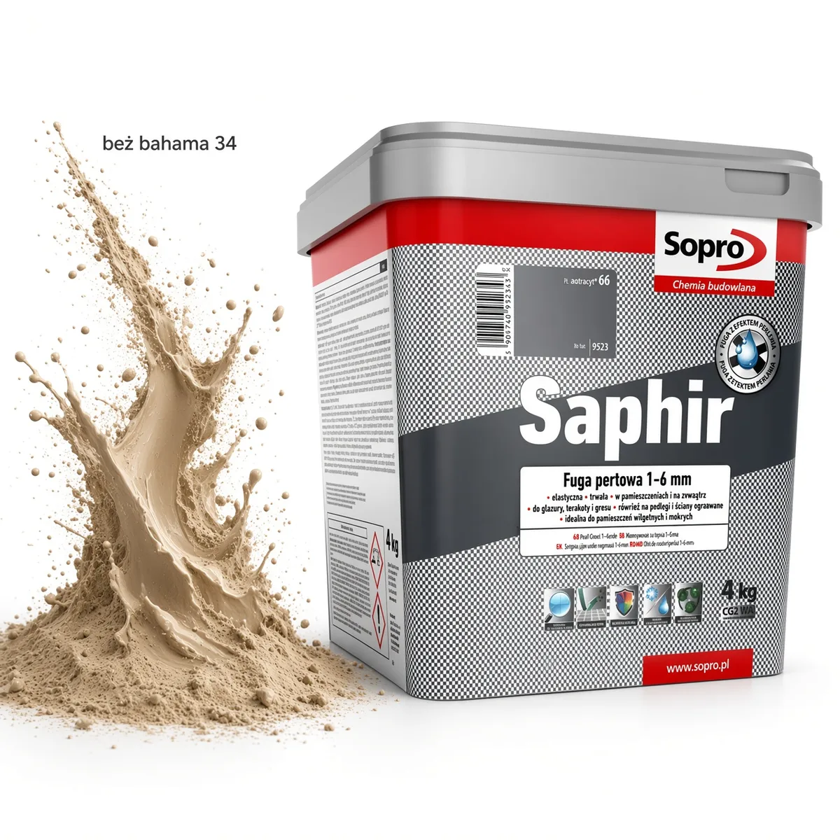 Фуга Saphir, 2 кг, Багама №34, Sopro