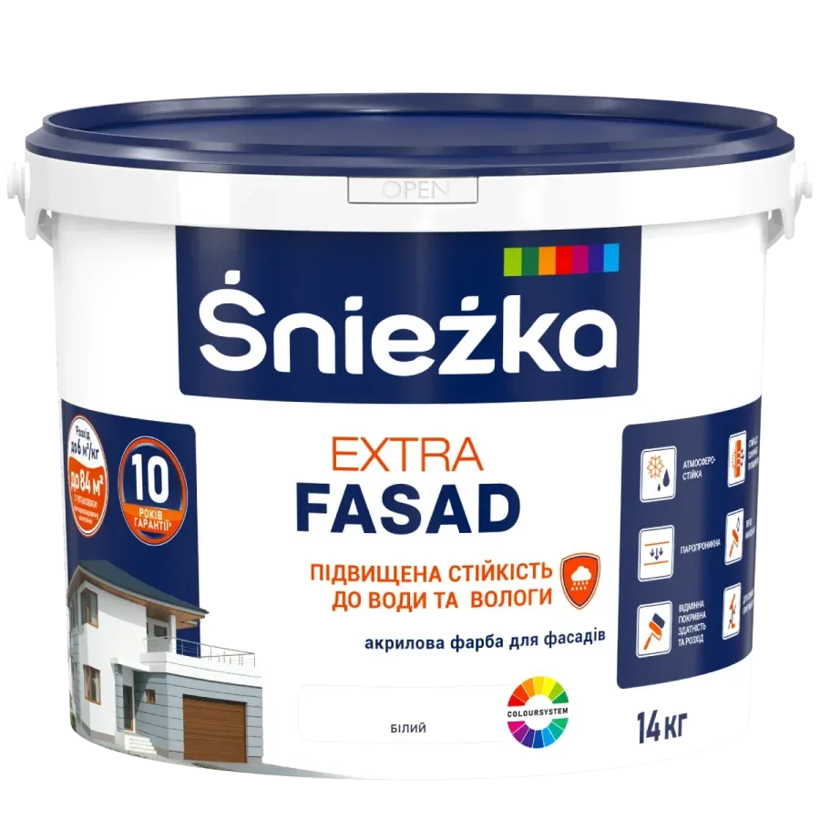 Еко Снежка екстра Fasad Укр, 5 л, Sniezka