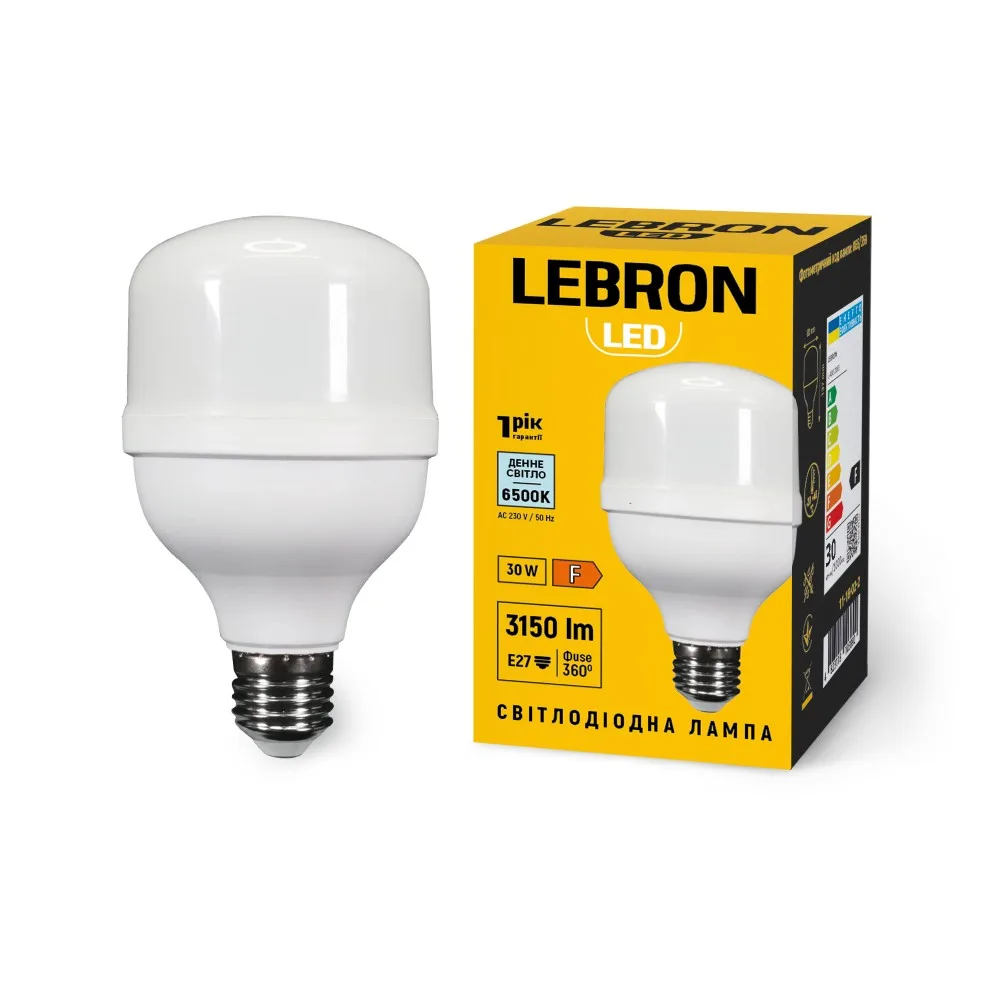 Лампа світлодіодна E27, Lebron