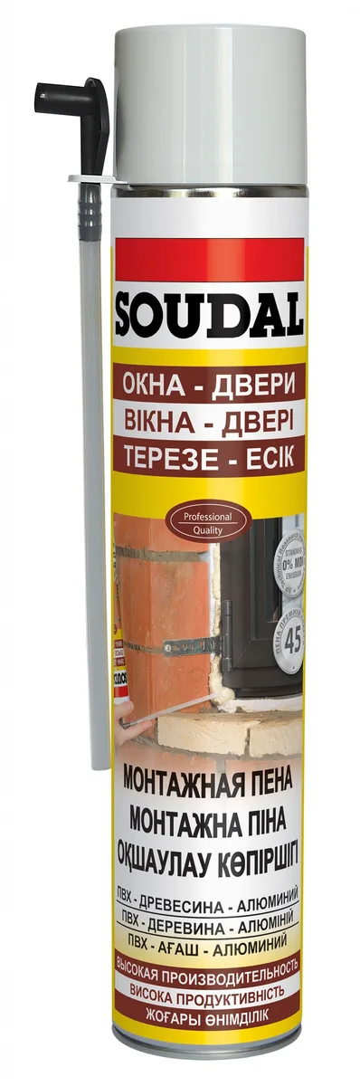 Монтажна піна 0.75 л, Soudal