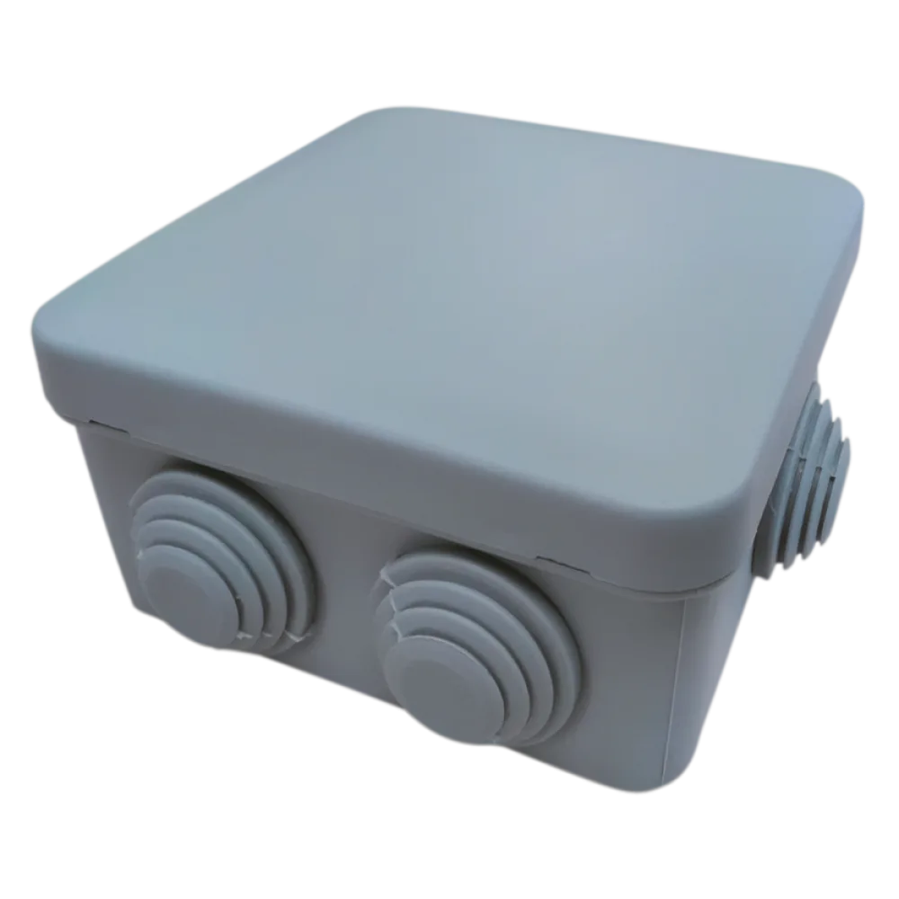 Коробка для розведення проводів відкритої установки h IP55, 100×100, 50 мм, Україна