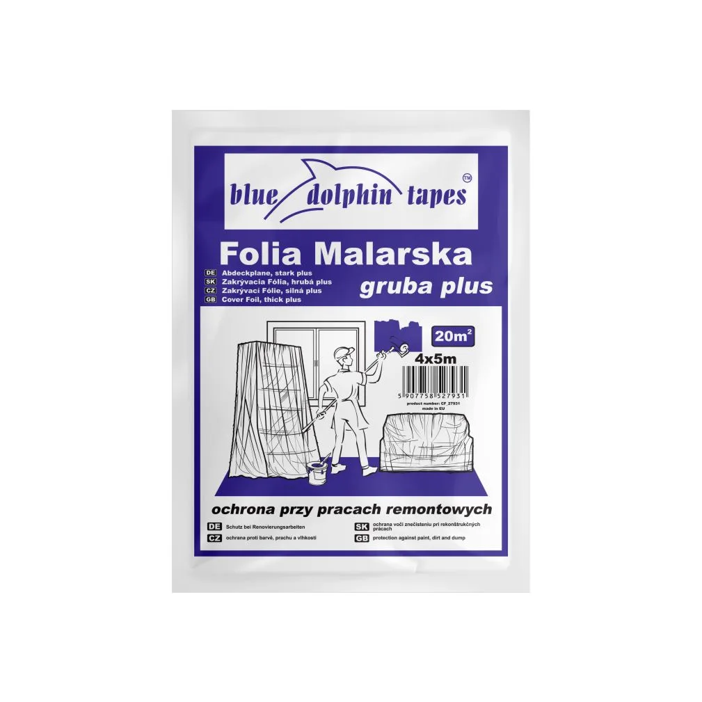 Дельфін плівка Gruba Plus, 4×5 м, Blue Dolphin