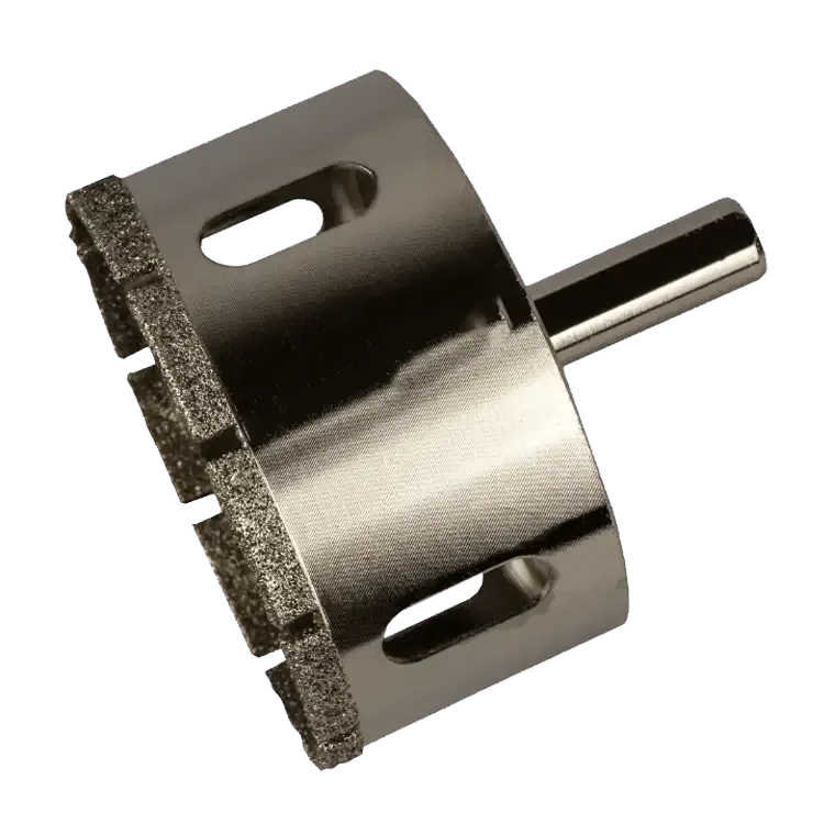 Коронка алмазна по керамограніту та плитці хвостовик 1/4" HEX, Ø70 мм, Haisser