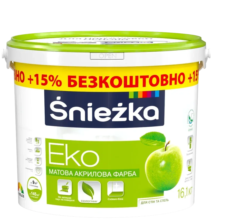 Еко Снежка Польща, 3 л, Sniezka