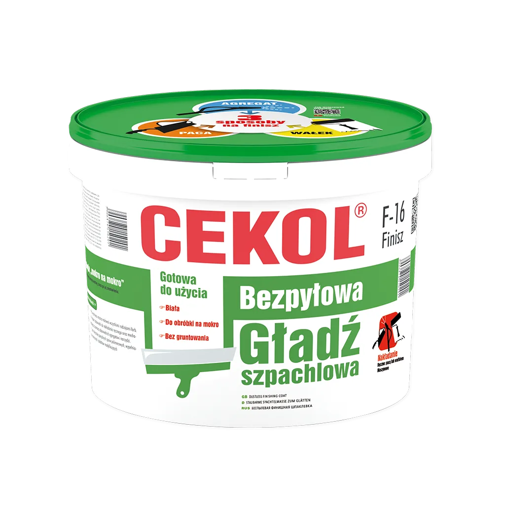 Гладь шпаклювальна готова 1.8 кг, Cekol
