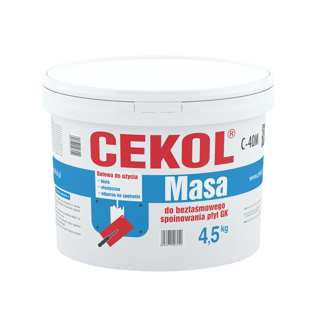Шпаклівка для швів Готова 4.5 кг, Cekol