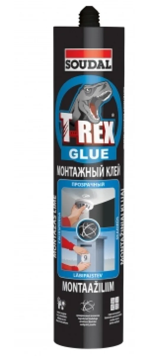 Монтажний клей Klear 0.31 л, Прозорий, Soudal