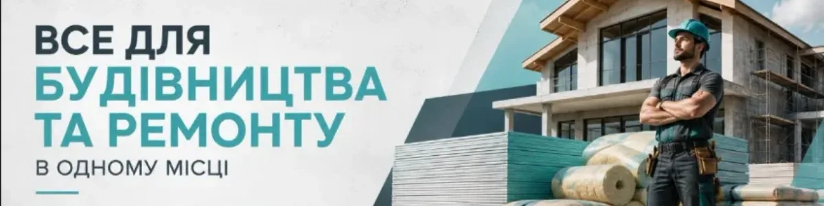Все для будівництва та ремонту в одному місці