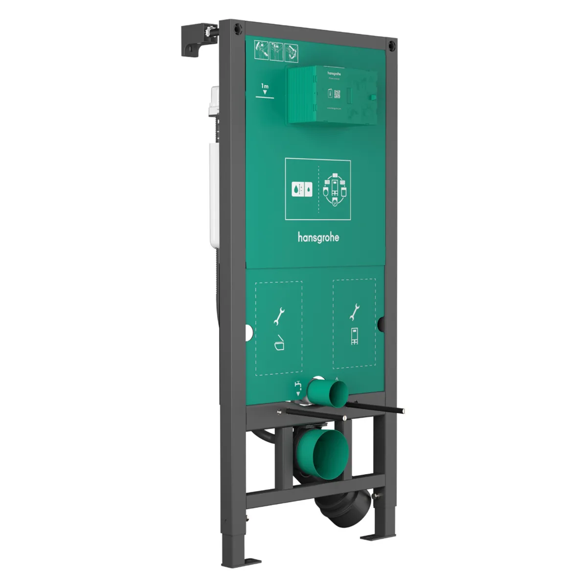 IFRAME инсталяційна система для підвісного унітазу, Hansgrohe