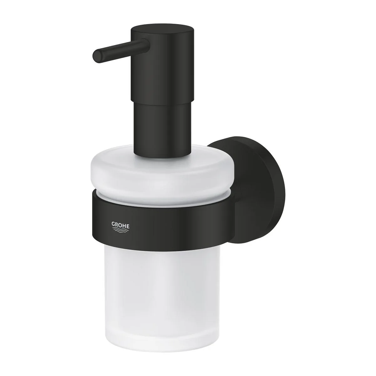 Essentials дозатор рідкого мила, Чорний матовий, Grohe