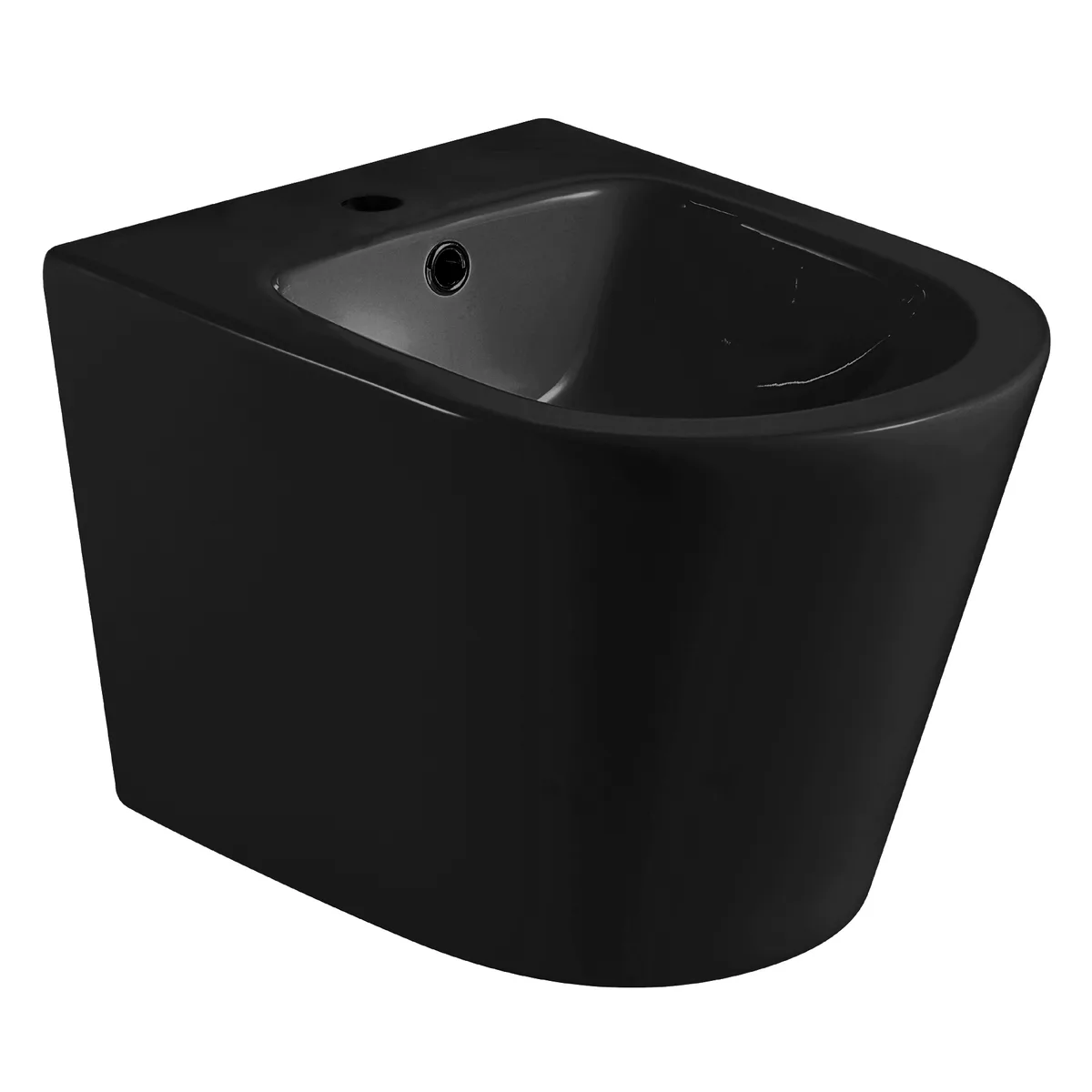 Nemo Black біде підвісне матове, 51,5×36×34,5 см, Volle