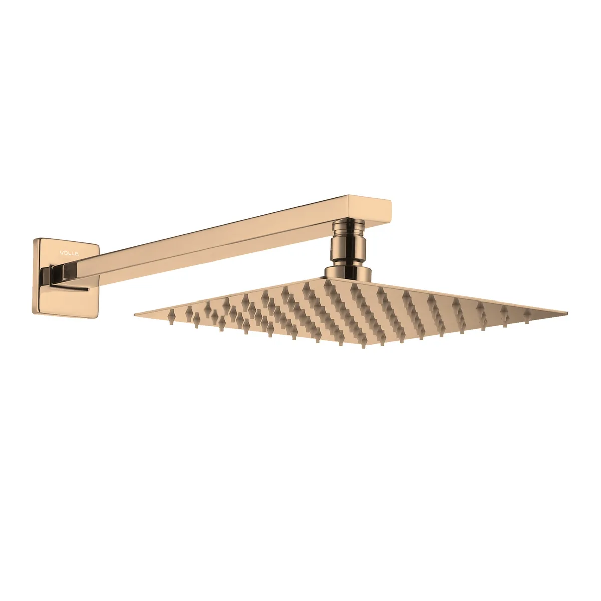 Cascada R85 душ верхній кронштейн SS cepillado bronce, 250×250 мм, Volle