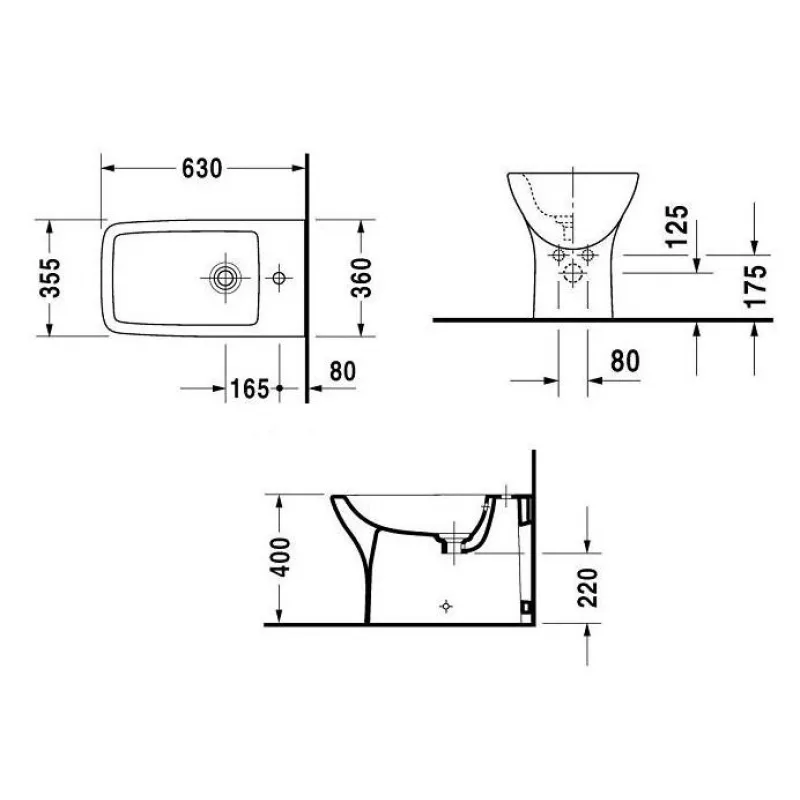 Puravida біде, Duravit