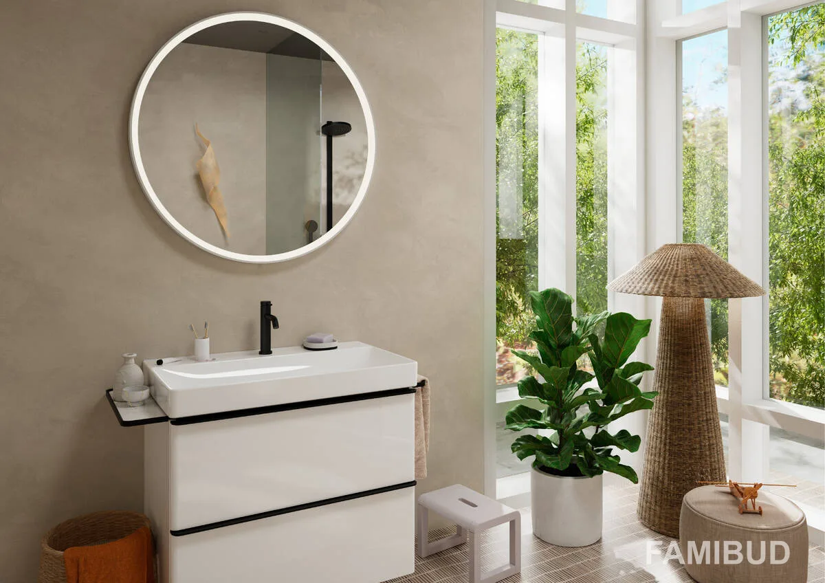 Pulsify Showerpipe душова система 260 з термостатом, Чорний матовий 24220670, Hansgrohe