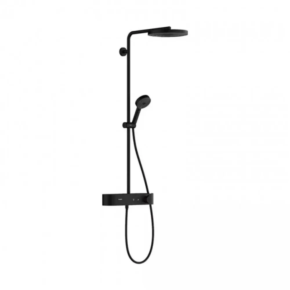 Pulsify Showerpipe душова система 260 з термостатом, Чорний матовий 24220670, Hansgrohe