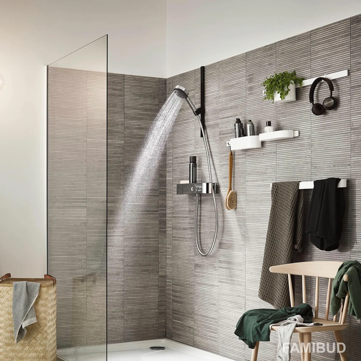 Pulsify термостат для душу, Хром, Hansgrohe