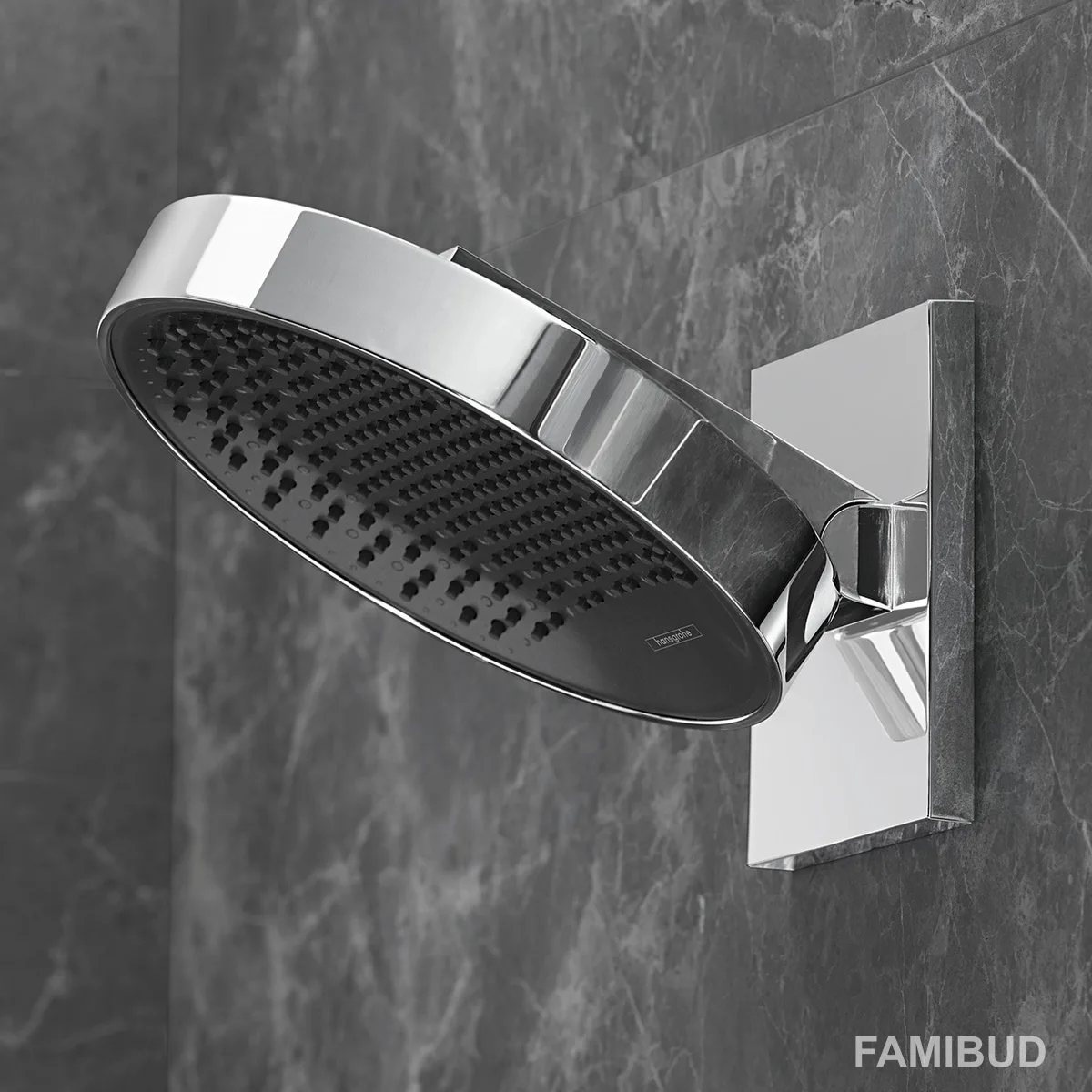 Rainfinity верхній душ 360 1jet з тримачем, Хром, Hansgrohe