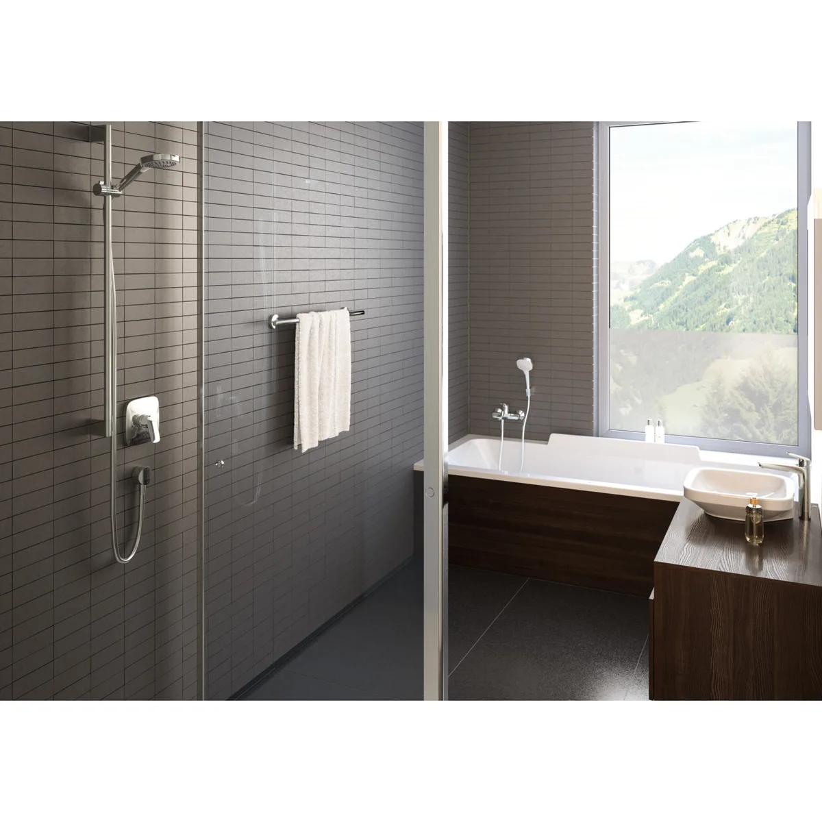 Croma Select E 1jet Porter Set Душовий набір, Hansgrohe