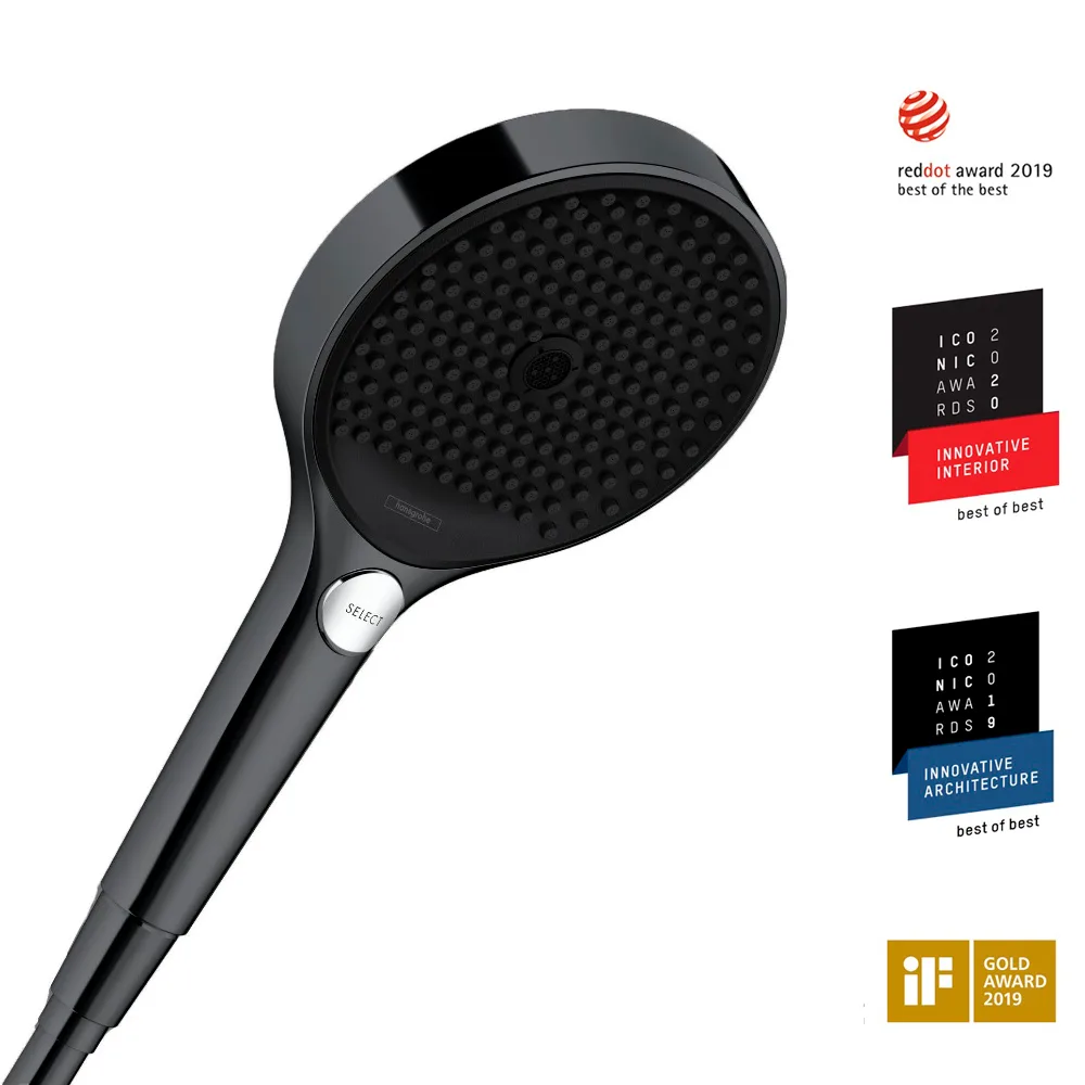 Rainfinity Ручний душ 130 3jet, Чорний матовий, Hansgrohe