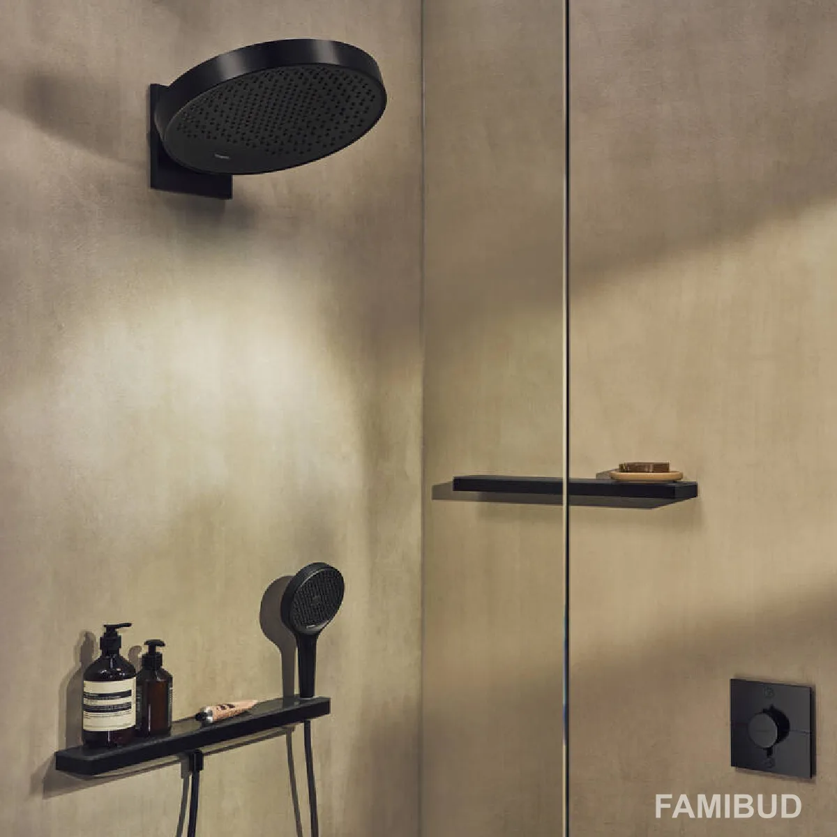 Rainfinity Ручний душ 130 3jet, Чорний матовий, Hansgrohe