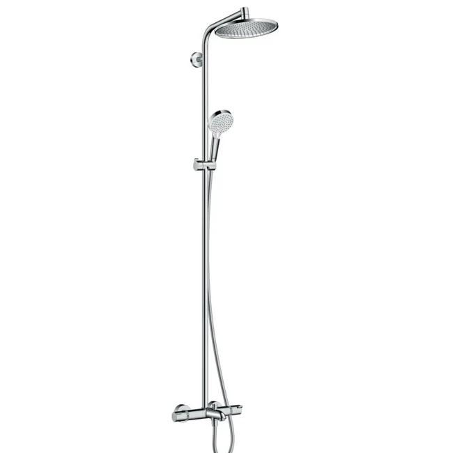 Crometta S 240 Showerpipe душова система з термостатом для ванни, Хром, Hansgrohe