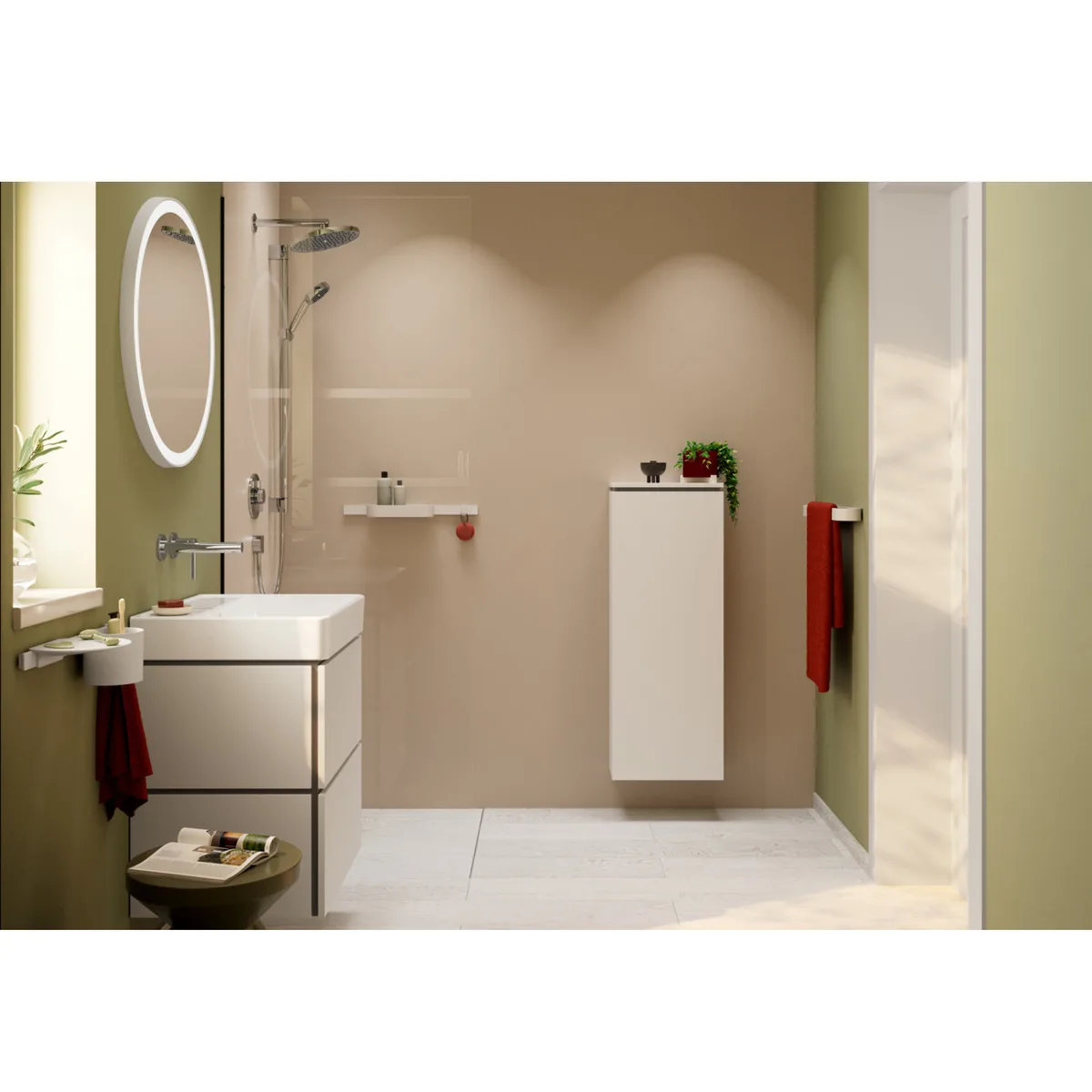Vernis Blend кронштейн для верхнього душу, 240 мм, Хром, Hansgrohe