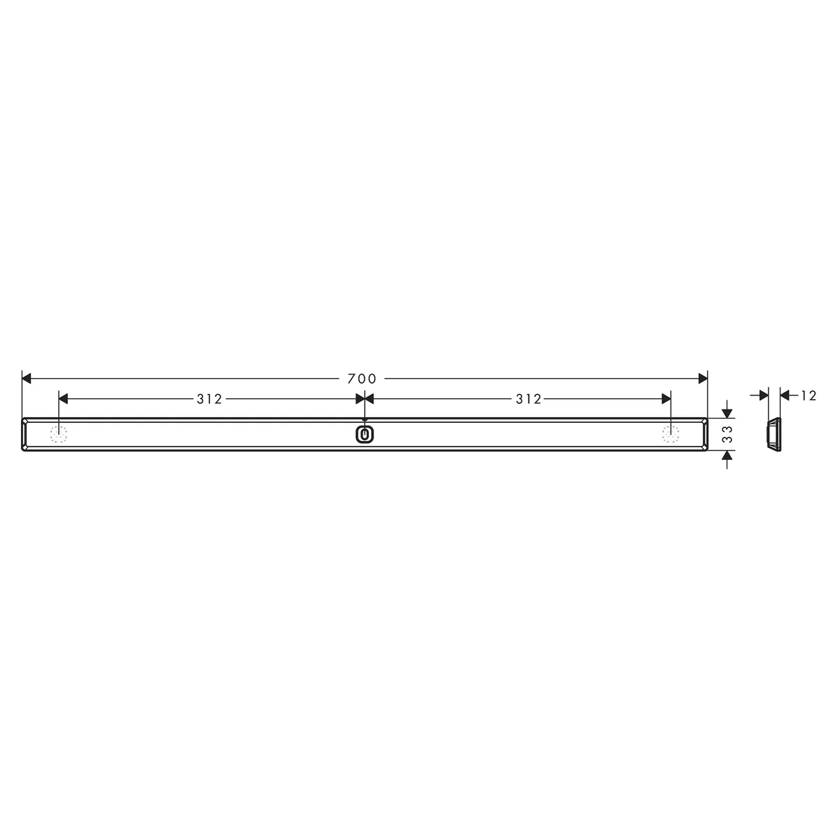 Тримач для аксесуарів Wallstoris 27904700, Білий, Hansgrohe