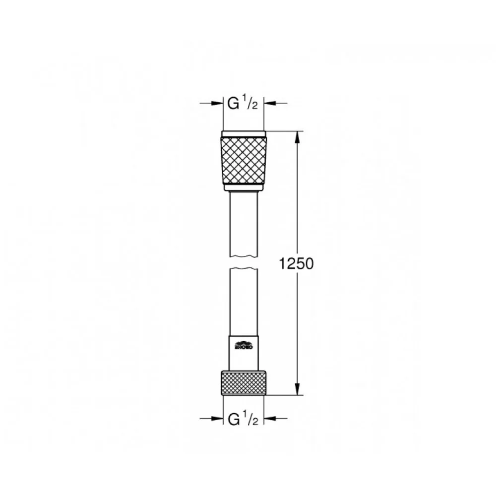 Шланг для душу Relexa, 1250 мм, Grohe