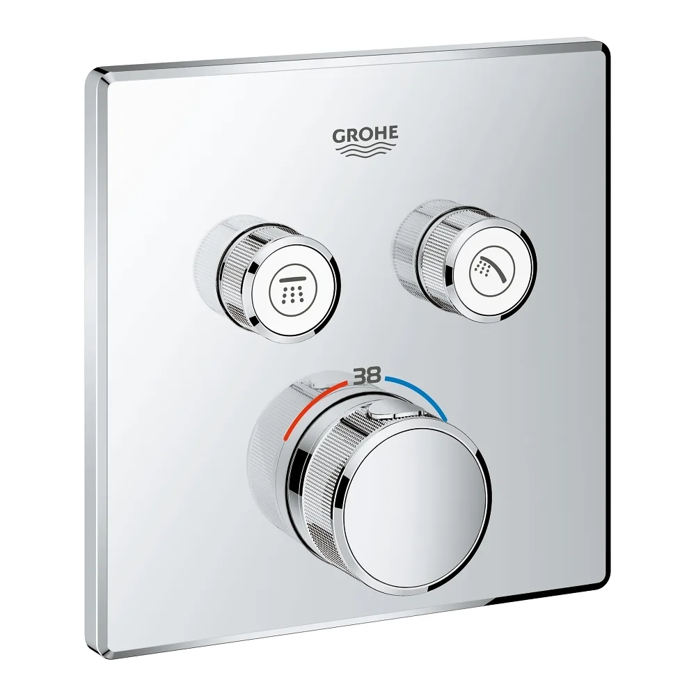 Grohtherm SmartControl Термостат для душу зовнішня частина на 2 споживача, Grohe