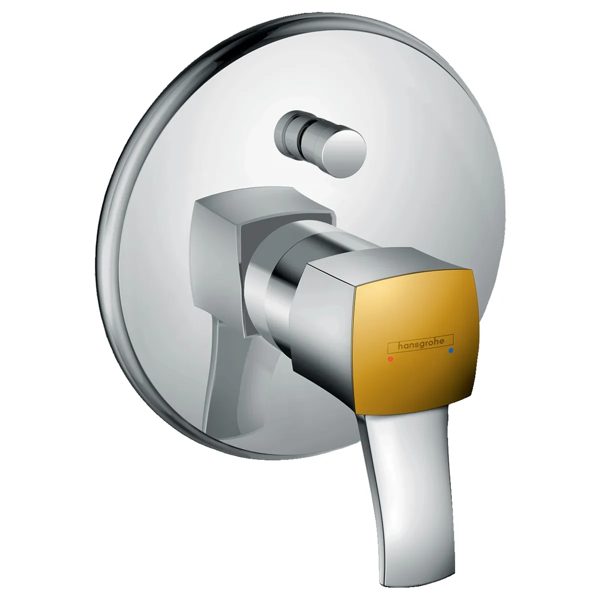 Metropol Classic Змішувач для ванни одноважільний прихований монтаж, Хром золото, Hansgrohe