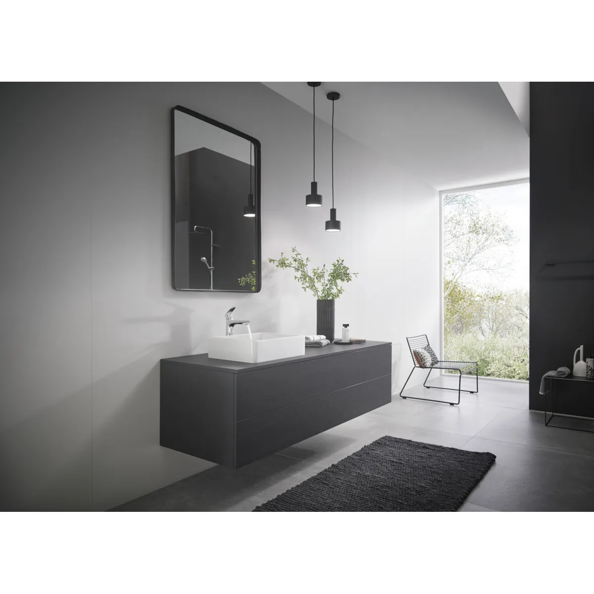 Focus 190 Змішувач для раковини одноважільний, Хром, Hansgrohe