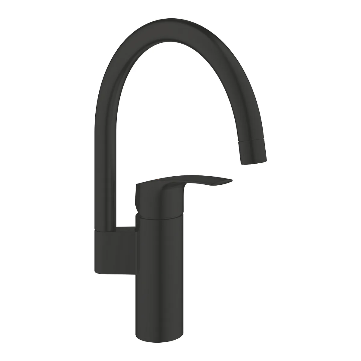 Eurosmart змішувач для кухні одноважільний, Чорний матовий, Grohe