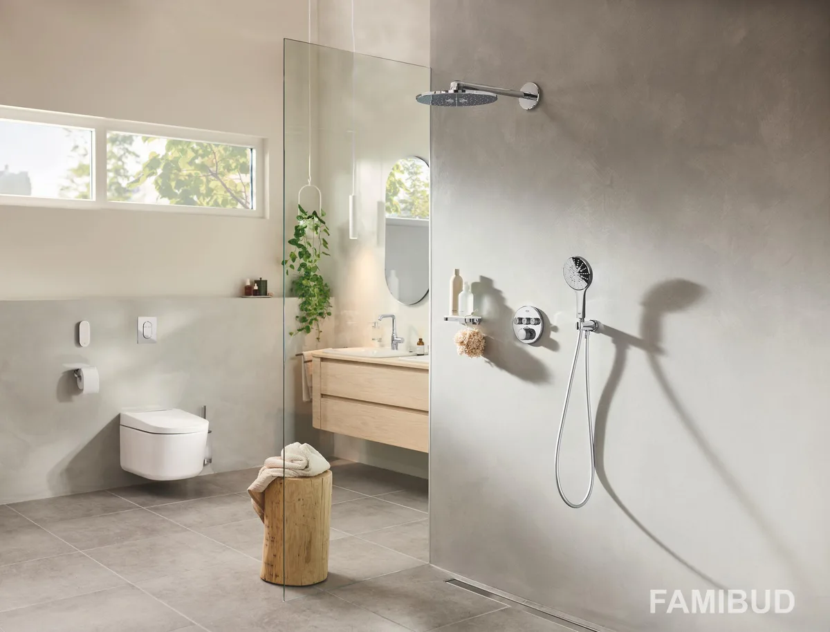 Grohtherm Smartcontrol набір з верхнім душем 310 на 3 функції, Хром, Grohe
