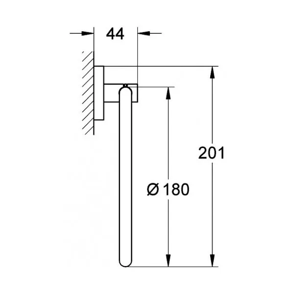Essentials Полотенцедержатель 40365001, Grohe