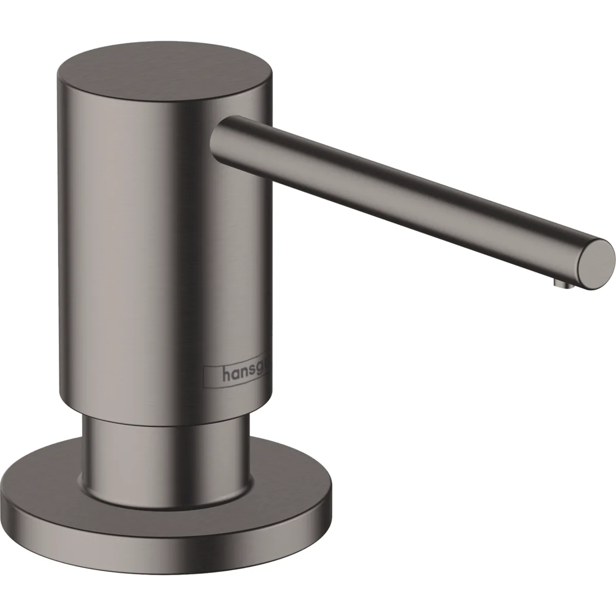 A41 діспенсер для мила/лосьйона шліфованний хром, Чорний, Hansgrohe