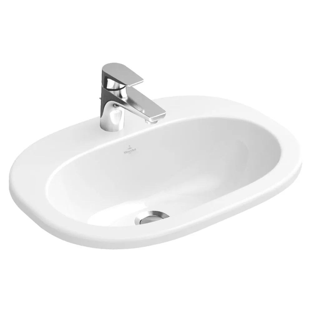 O.novo умивальник що вбудовується, 56×40,5 см, Villeroy & Boch