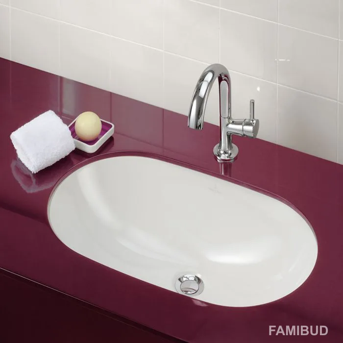 O.NOVO-умивальник під столешню, 60×35 см, Villeroy & Boch