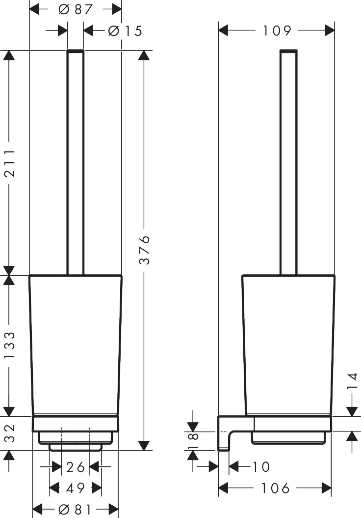 Addstoris S йоржик, Хром, Hansgrohe