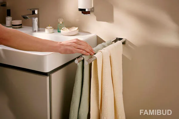 Addstoris S тримач для рушника подвійний, Хром, Hansgrohe