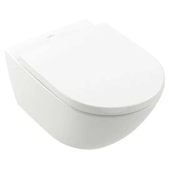 Subway 3.0 унітаз підвісний з TwistFlush AntiBac White Alpin, 37×56 см, Villeroy & Boch