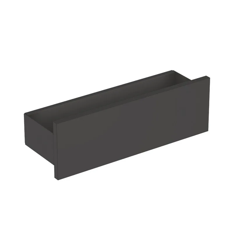 Smyle Square полка лава/з порошковим покриттям матовий лава/фарбований матовий, 45×14,8×15 см, Geberit