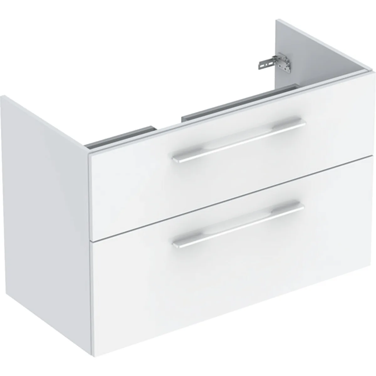 Selnova Square тумба під умивальник slim rim 100 см з двома ящиками, 98.8×63.5×50.2 см, Білий, Geberit