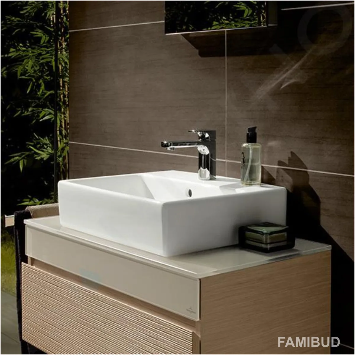 Memento умивальник меблевий з отв з переливом Star White CeramicPlus, 60×42 см, Villeroy & Boch