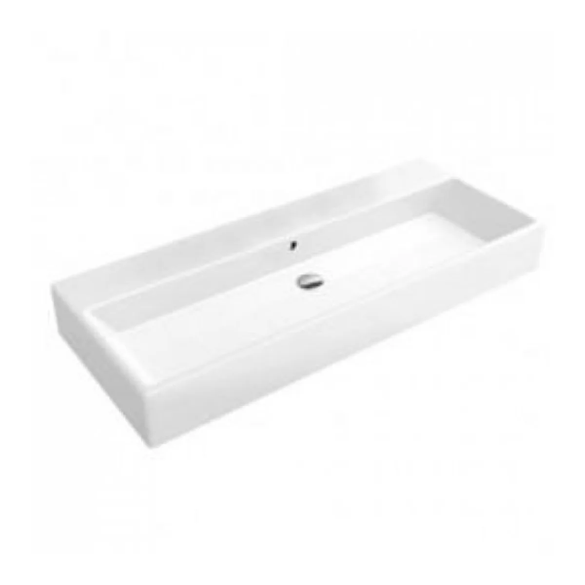 Memento умивальник без отв з переливом White Alpin CeramicPlus, 120×47 см, Villeroy & Boch