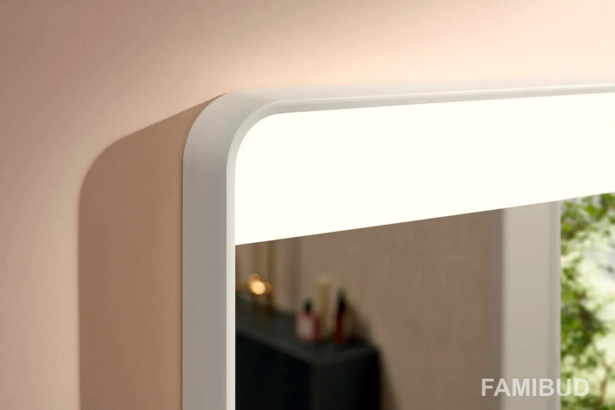 Xarita Lite Q дзеркало з горизонтальною LED підсвіткою, 100×70 см, Hansgrohe