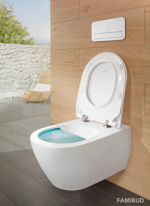 Subway 2.0 унітаз підвісний з верт змивом DirectFlush з сид Slimseat з функц QuickRelease та SoftClosing, Villeroy & Boch