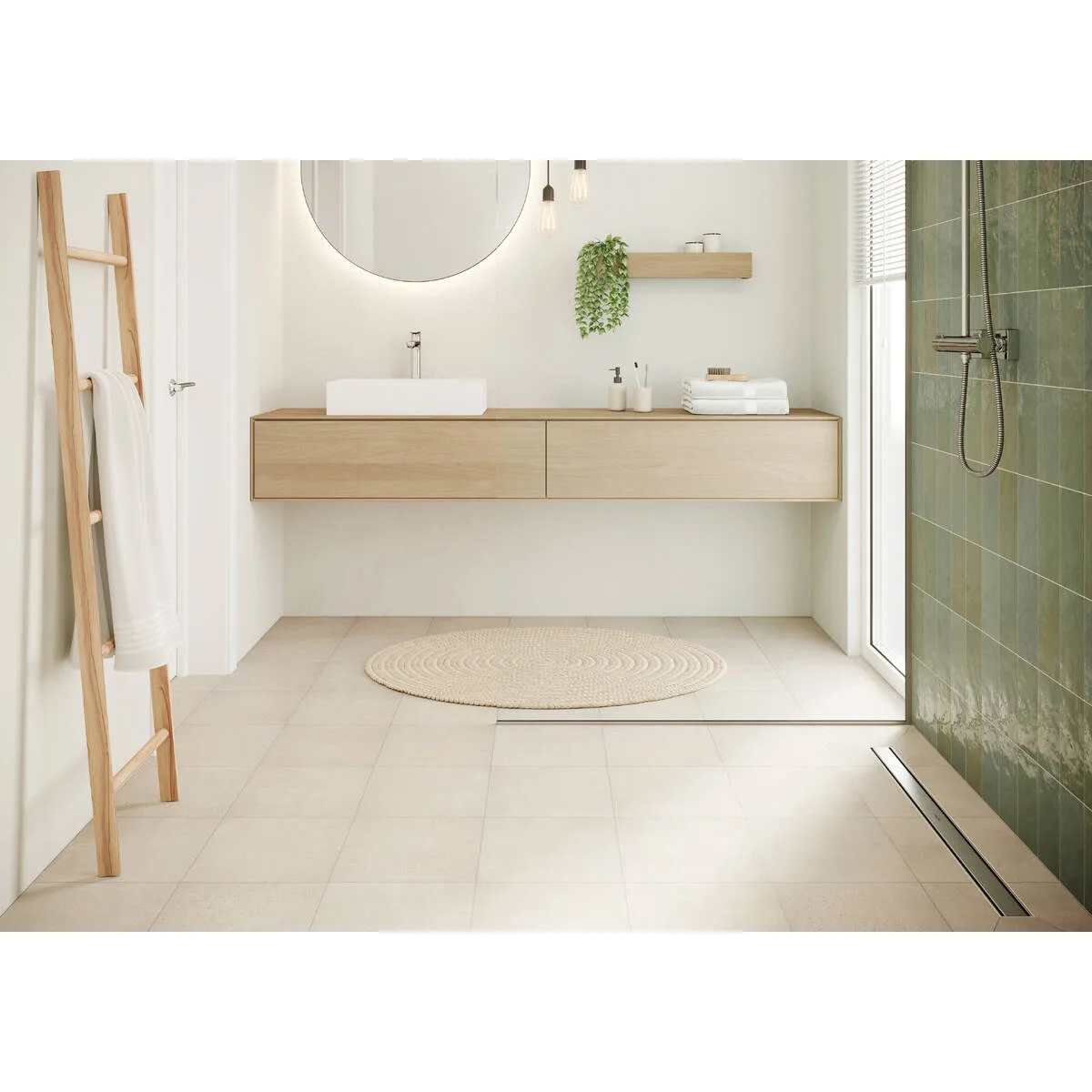 Raindrain Allround монтажний комплект для стандартної/плоскої установки, 1000 мм, Hansgrohe