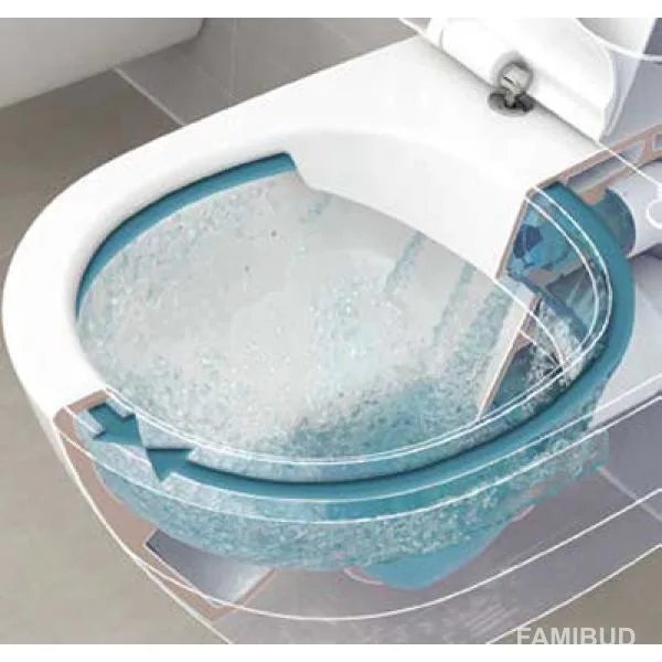Avento унітаз підвісний Rimless, 37×53 см, Villeroy & Boch
