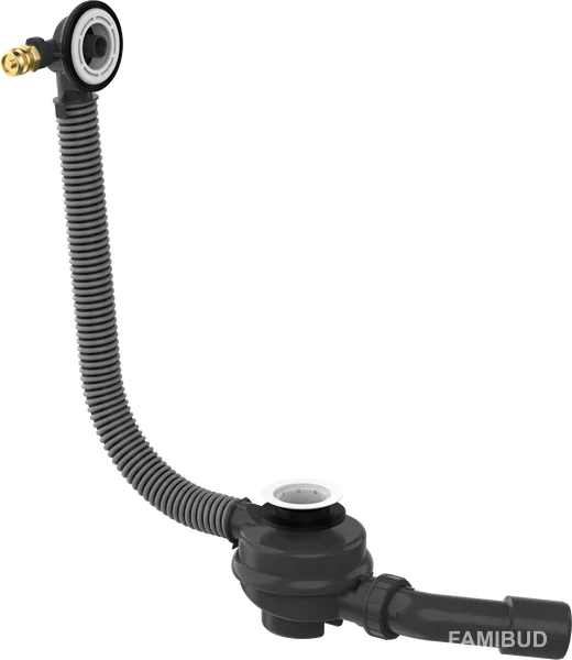 Tubset Universal Злив/перелив для ванни з сифоном, Hansgrohe