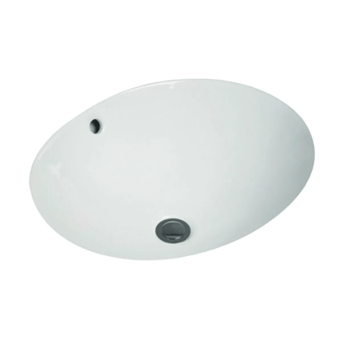 Architectura умивальник що встановлюється під стільницю з переливом White Alpin, 43,2×35,6 см, Villeroy & Boch